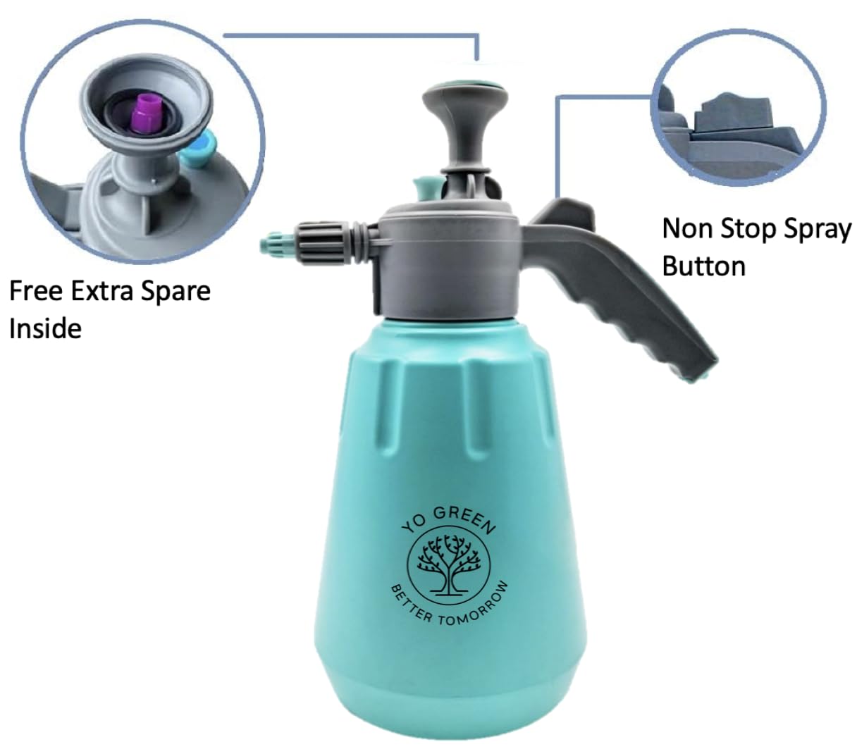 Smart 2 Liter Heavy-Duty Garden Pressure Sprayer Pump
