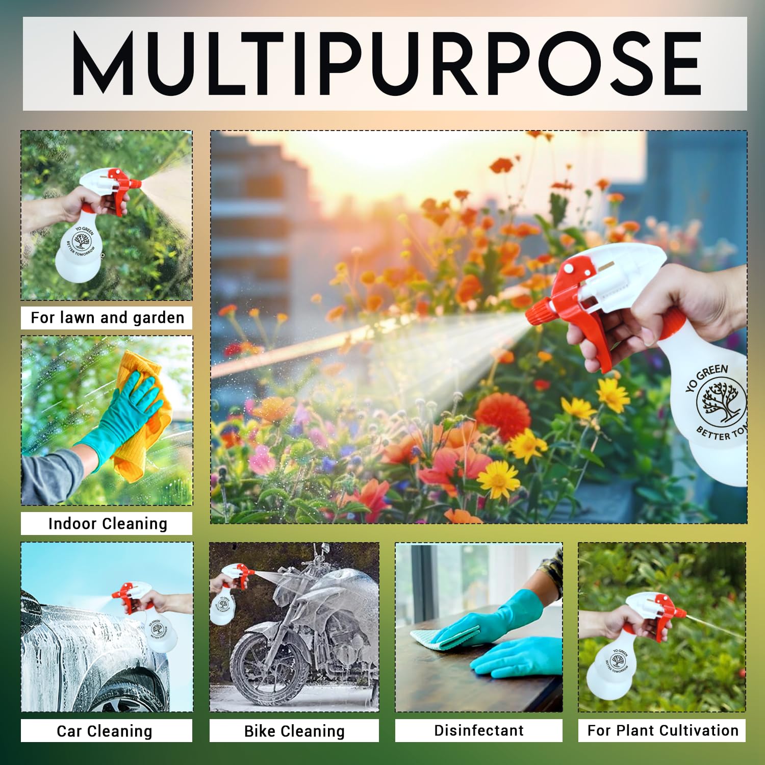 Smart 2 Liter Heavy-Duty Garden Pressure Sprayer Pump