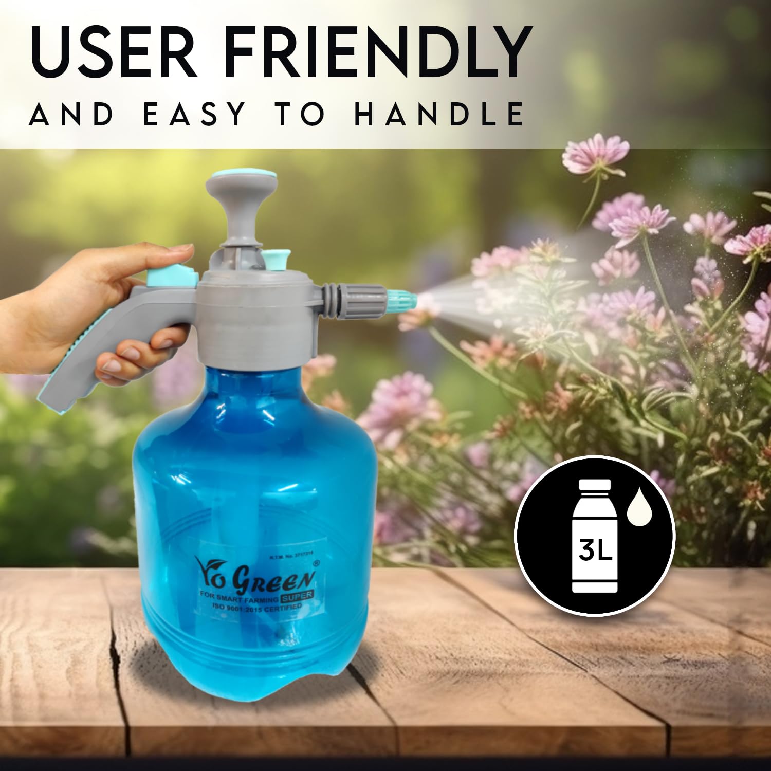 Smart 2 Liter Heavy-Duty Garden Pressure Sprayer Pump