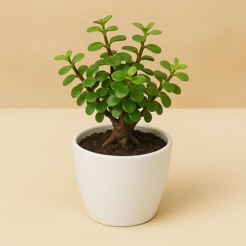 Yo Green succulent plant for Living Room - Healthy Indoor Feng Shui Plant, Low Maintenance, Air Purifying, Home Decor, Gifting, office desk