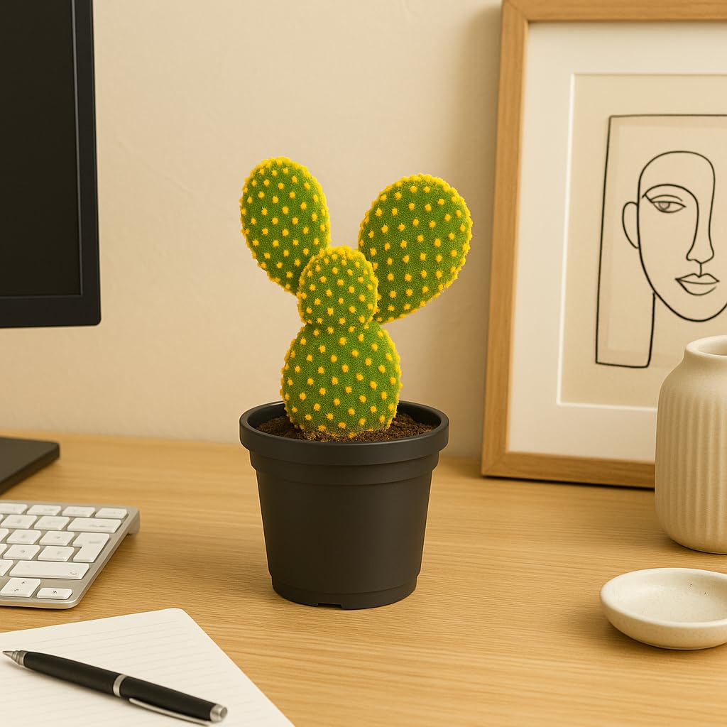 Yo Green succulent plant for Living Room - Healthy Indoor Feng Shui Plant, Low Maintenance, Air Purifying, Home Decor, Gifting, office desk