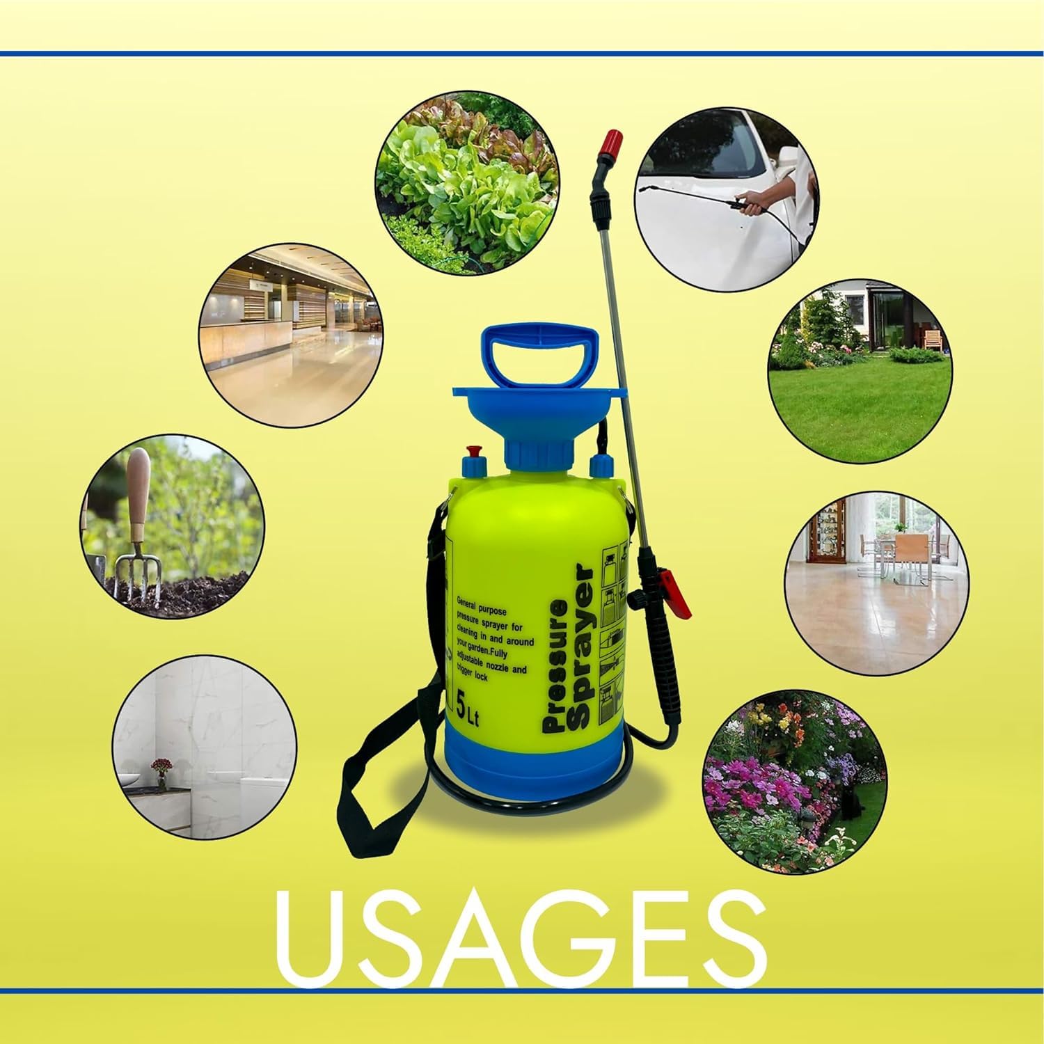 Smart 2 Liter Heavy-Duty Garden Pressure Sprayer Pump
