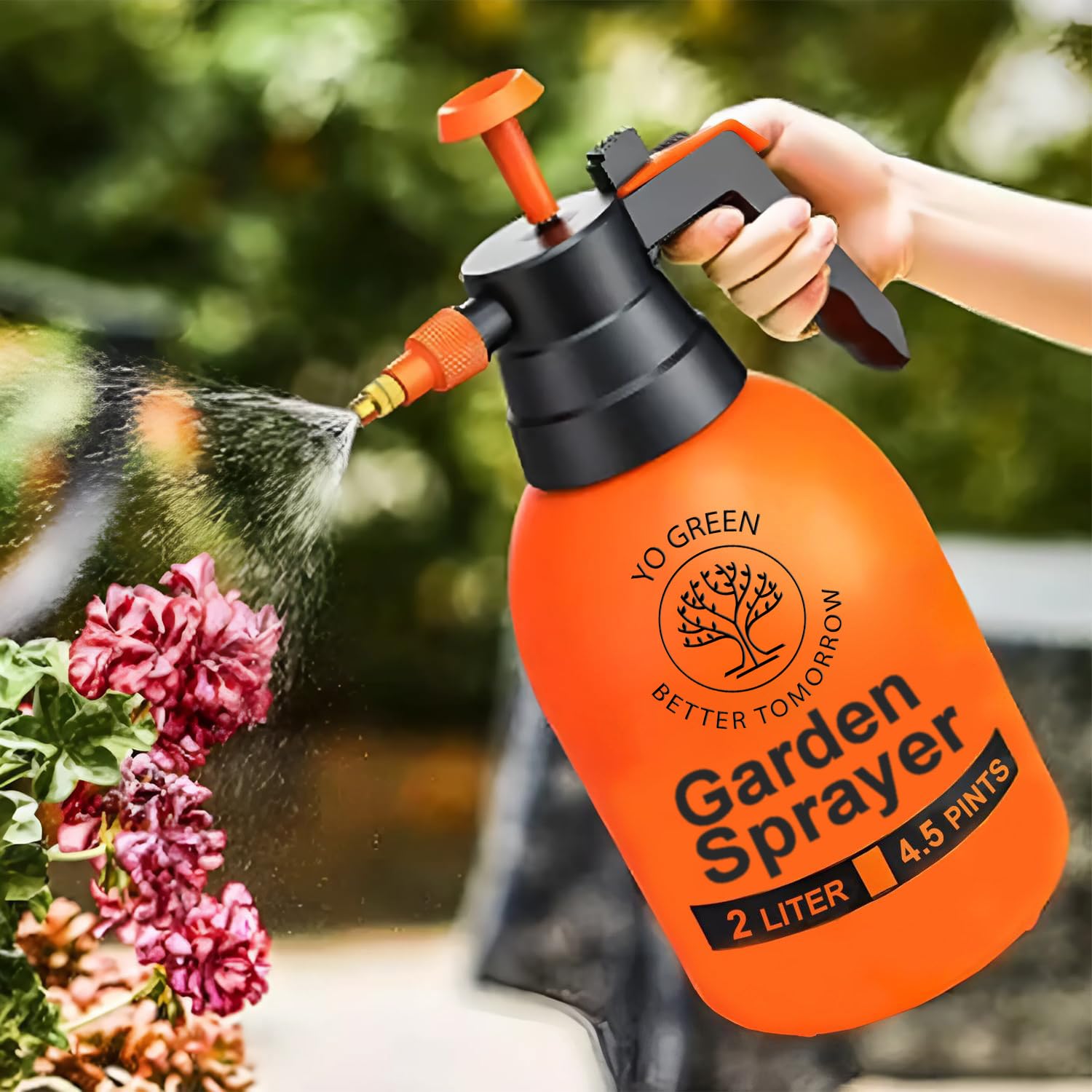 Smart 2 Liter Heavy-Duty Garden Pressure Sprayer Pump